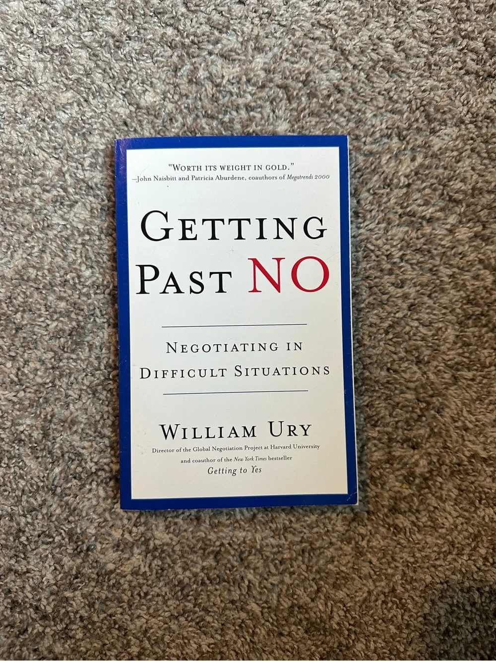 Getting Past No - Blue and White Negotiation Guide